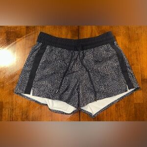 Athleta Baja Printed Athletic Shorts with Elastic Waistband